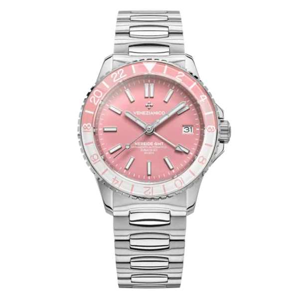 Venezianico Nereide GMT Rosa Pink 39mm