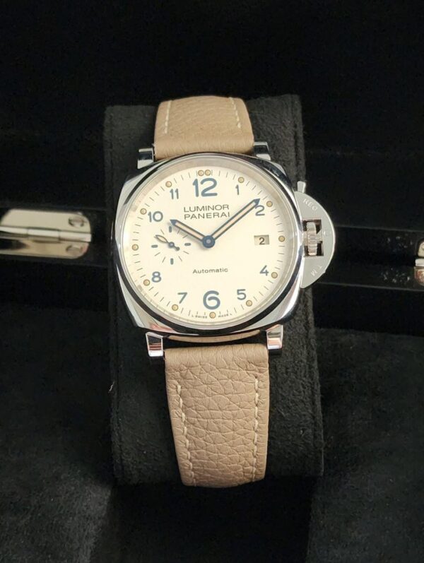 Panerai PAM 906 White Dial 42mm Luminor Due 2019