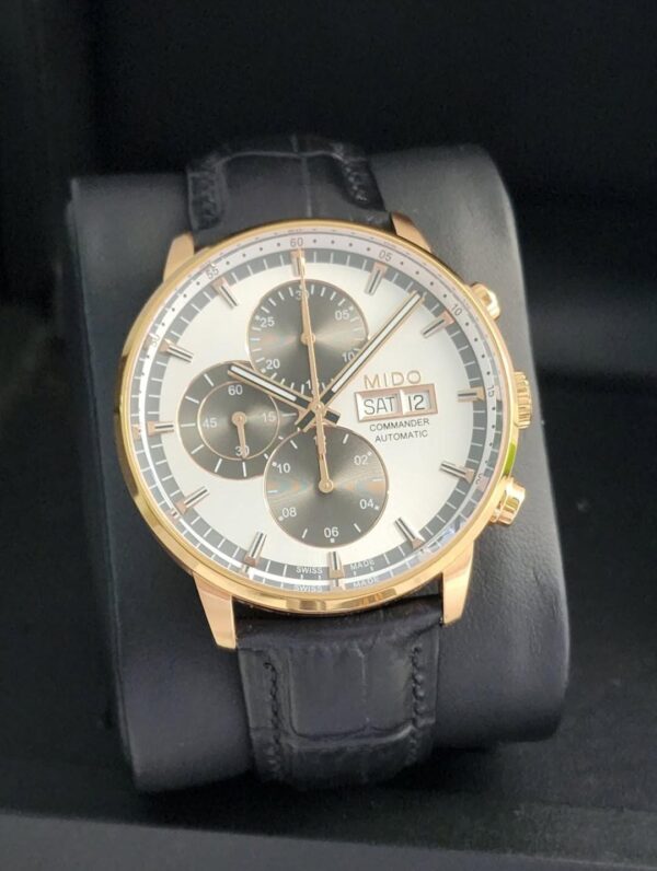 Mido Commender Chrono White Dial 43mm 2022