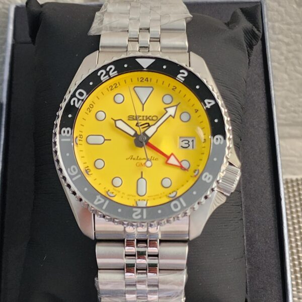 Seiko GMT SSK017 Yellow Dial 42,5mm