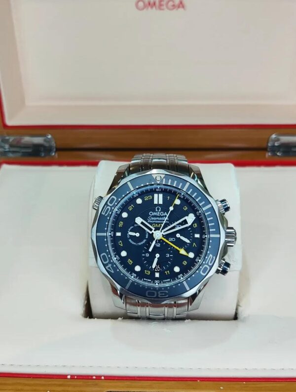 Omega Seamaster Diver GMT Blue Dial 44mm Chronograph 2020