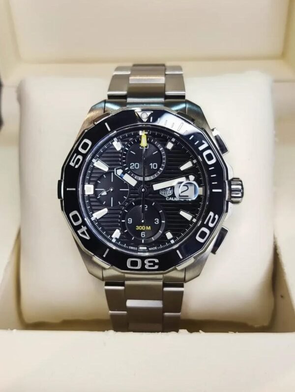 Tag Heuer Aquaracer Chronograph Black Dial 43mm 2017
