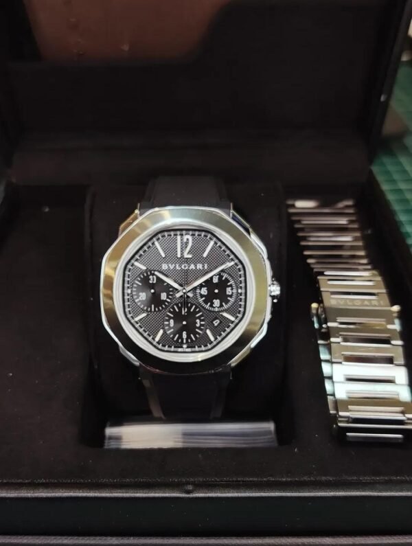Bvlgary Octo Roma Chrono Black Dial 42mm 2023